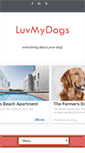Mobile Screenshot of luvmydogs.com